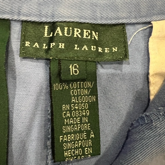 Lauren Ralph Lauren size 16‎ Womens blue Bermuda shorts - Picture 2 of 11